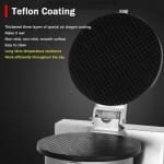 Spares for Electric Round Cone Waffle Maker - Up + Down Plate with Element/Coil — view 4
