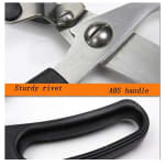 Black Handle Curved Kitchen Scissor — view 6