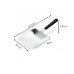 Premium Black Handle SS French Fries Shovel — view 2