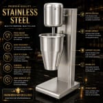 Premium Electric Full SS Milk/Juice/Lassi Shaker — view 5