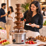 Electric Commercial Choco Fountain 5 Layers 80cm Heavy — view 3