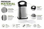 SS 4 Sided Grater with Black Handle — view 10