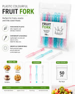 Plastic Fruit Fork 50PP — view 2