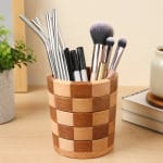 Wooden Round Cutlery Holder — view 6