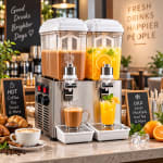 Electric Cooling & Warming Juice Dispenser - Double 16L + 16L — view 2