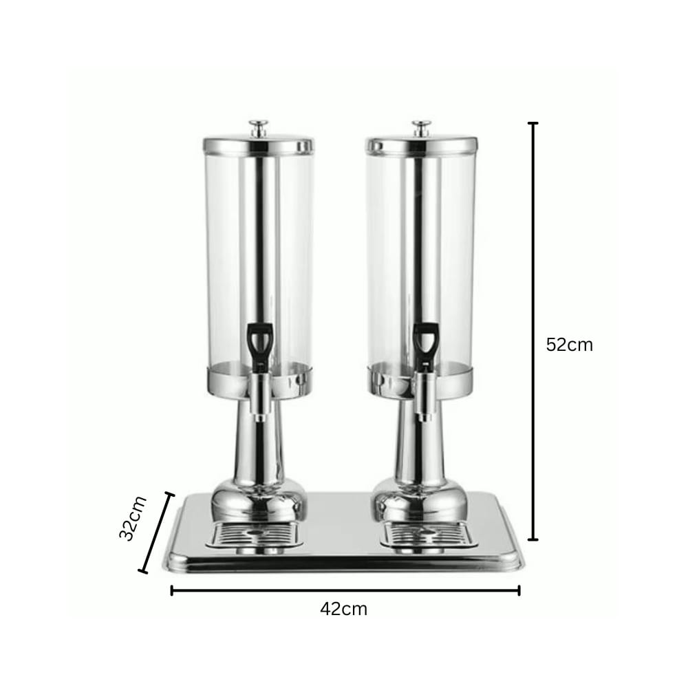 SS Juice Dispenser - Double 3L + 3L — view 2