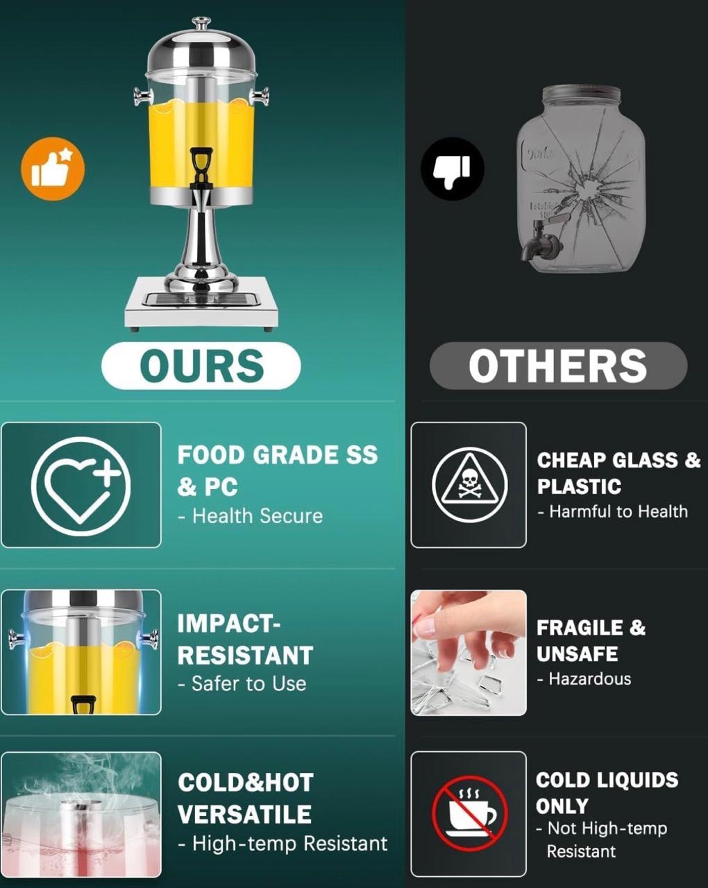 SS Juice Dispenser - Single 8L — view 7