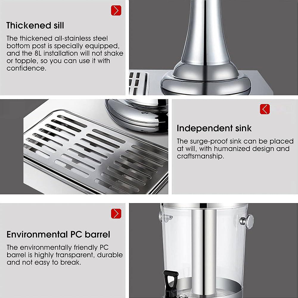 SS Juice Dispenser -Double 8L + 8L — view 5