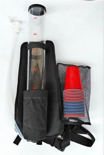 Beer Tower Dispenser with Backpack & Sidebag - Single 3L — view 10