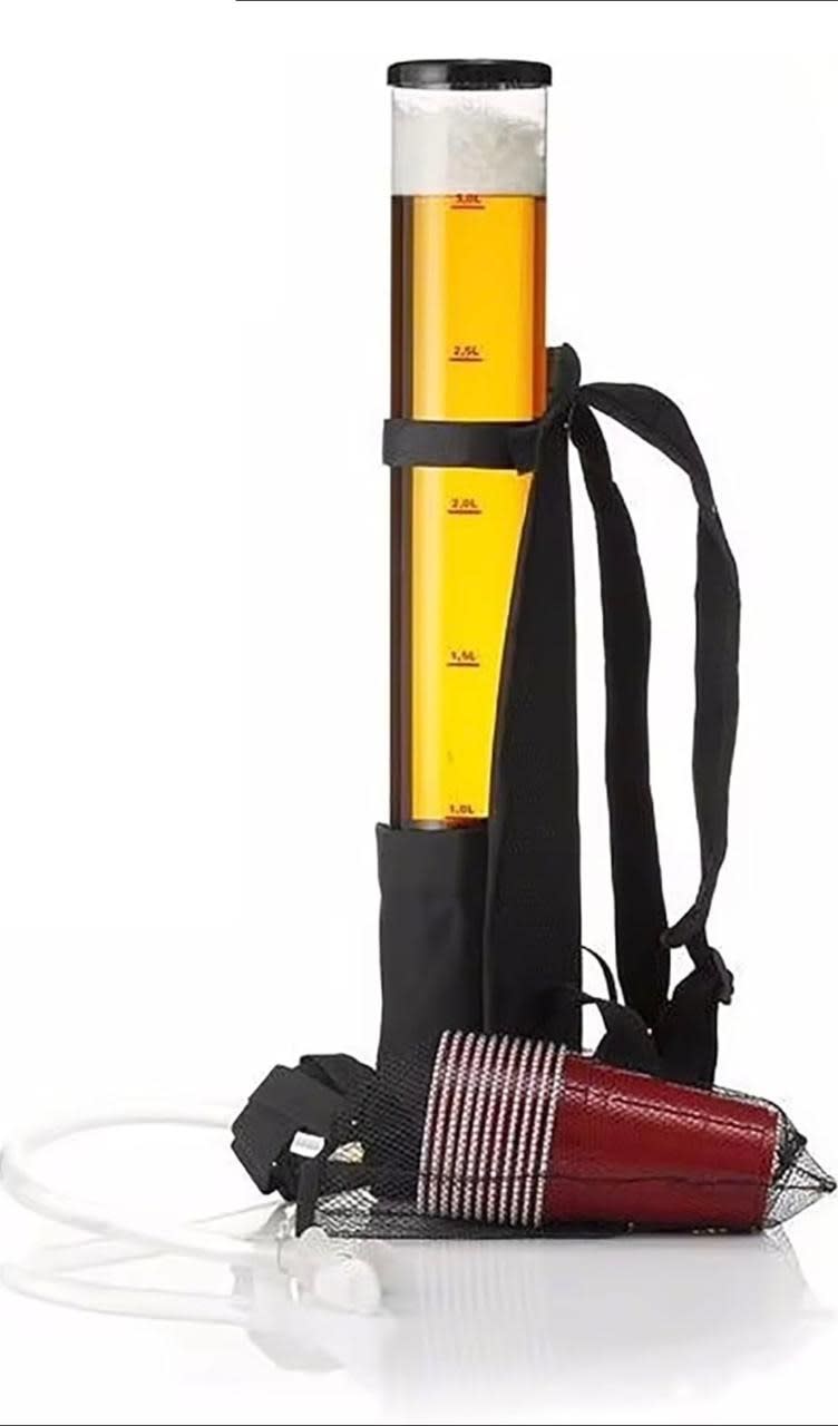 Beer Tower Dispenser with Backpack & Sidebag - Single 3L — view 4