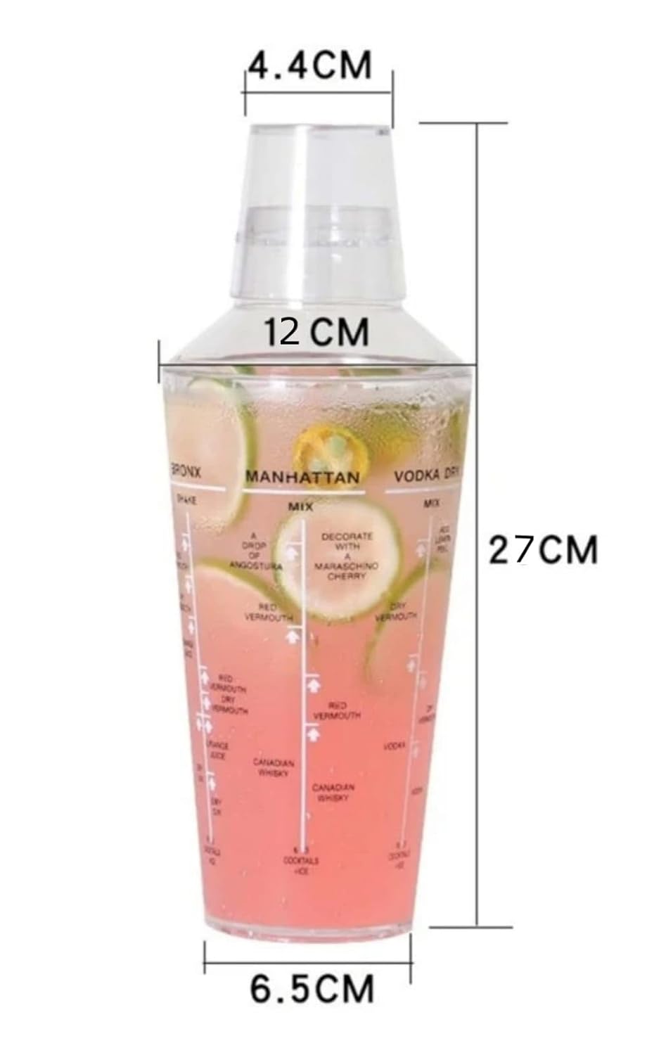 PC 3 in 1 Cocktail Shaker 700ml — view 2
