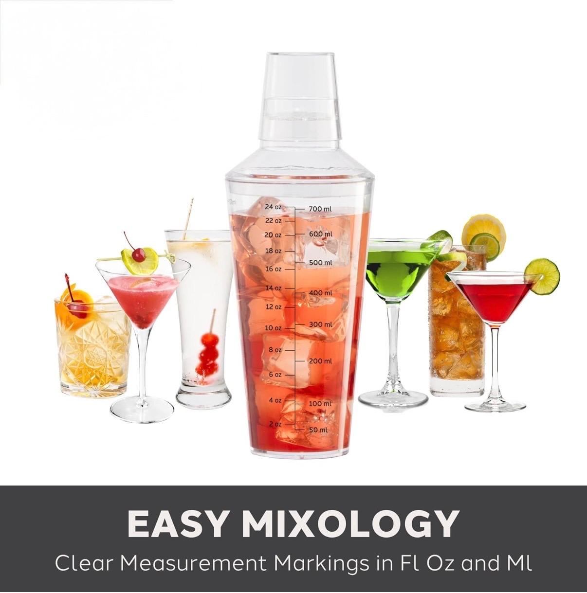 PC 3 in 1 Cocktail Shaker 700ml — view 4