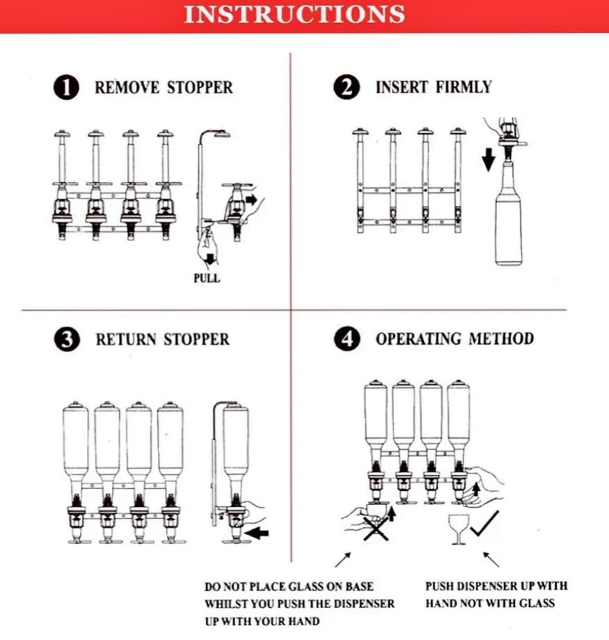 Wall Mounted 4 in 1 Liquid Dispenser — view 8
