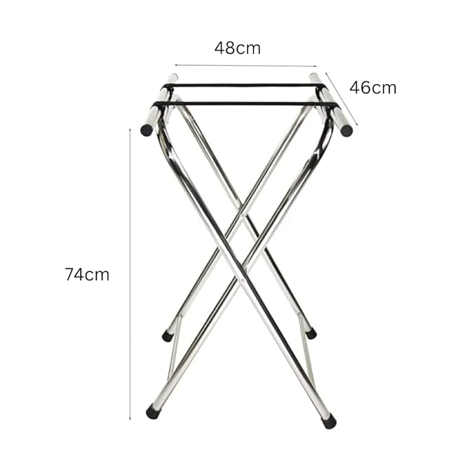Foldable SS Tray Jack - Silver — view 2