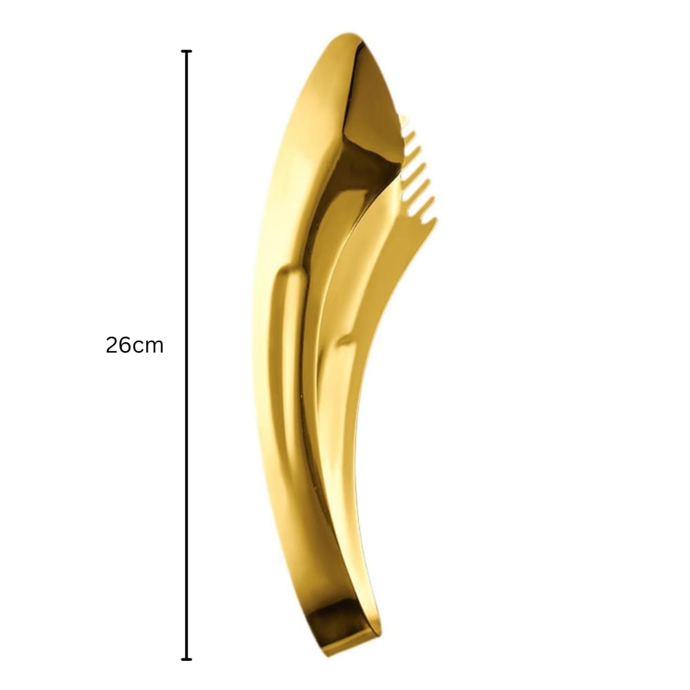 Full Golden SS Tong with One Side Claws 12" — view 2