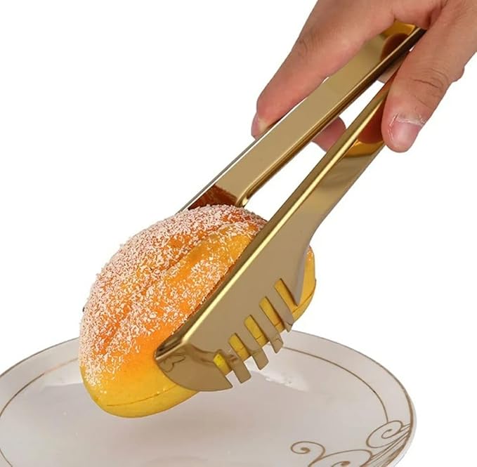 Full Golden SS Tong with One Side Claws 12" — view 6