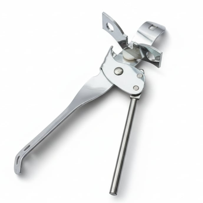 SS Heavy Butterfly Shaped 2 in 1 Tin Cutter/Can Opener — view 4
