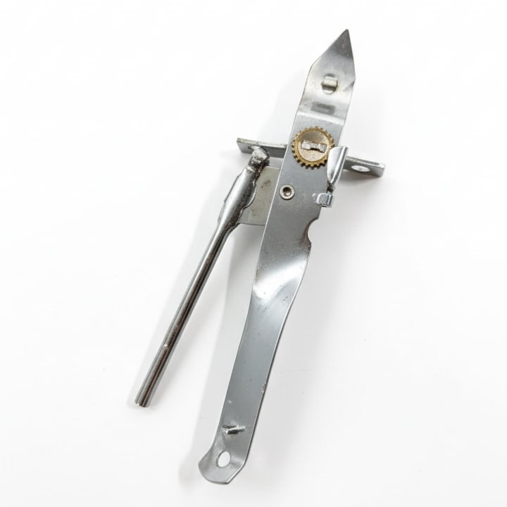 SS Heavy Butterfly Shaped 2 in 1 Tin Cutter/Can Opener — view 5