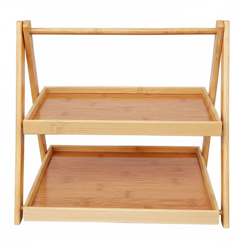 WOODEN BAMBOO RACK