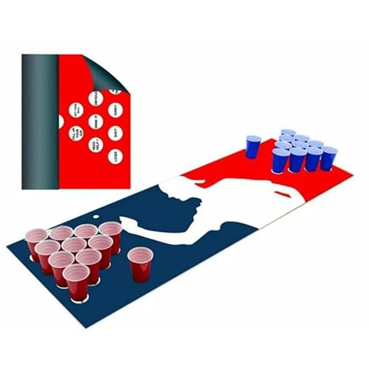 Beer Pong Game Set with Table Mat (22 Cups & 4 Balls) — view 5
