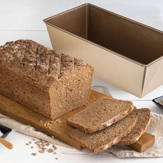 Rectangle Premium Teflon Coated Golden Brown Bread Mould — view 4
