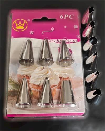 SS Nozzle 6pc - All Unique Designs — view 5