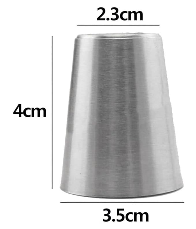 SS Russian Nozzle 12pc with Silicon Piping Bag — view 2