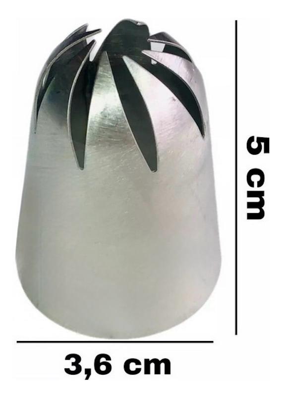 SS Balloon Nozzle 4pc with Decorater + Brush + Silicon Piping Bag - YG34 — view 3