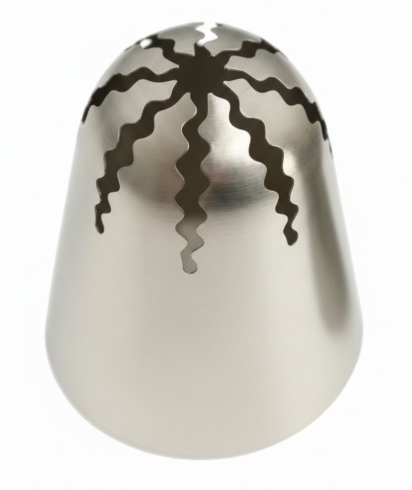 SS Balloon Nozzle 4pc with Decorater + Brush + Silicon Piping Bag - YG34 — view 8