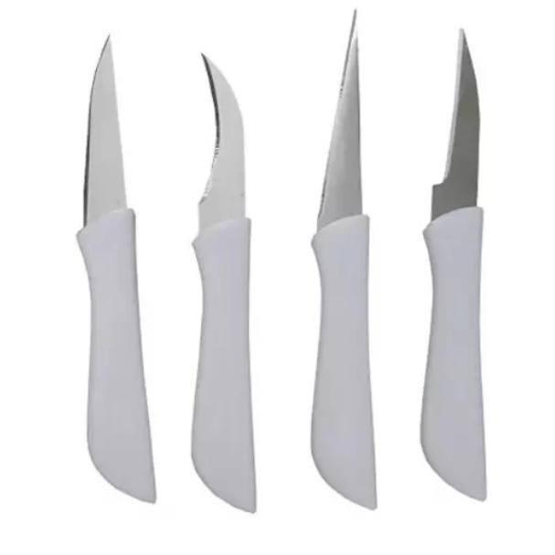 Plastic Handle Carving Knives 4PP