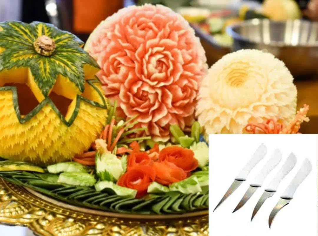 Plastic Handle Carving Knives 4PP — view 4