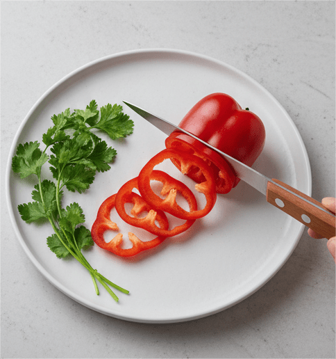 Wooden Handle Kitchen Carving Knife 237 — view 3