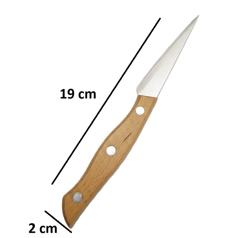 Wooden Handle Kitchen Carving Knife 234 — view 2
