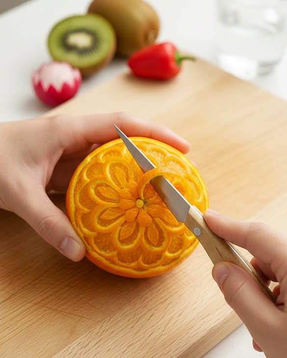Wooden Handle Kitchen Carving Knife 234 — view 4