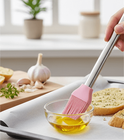 SS Handle Silicon Brush Big 27cm — view 3