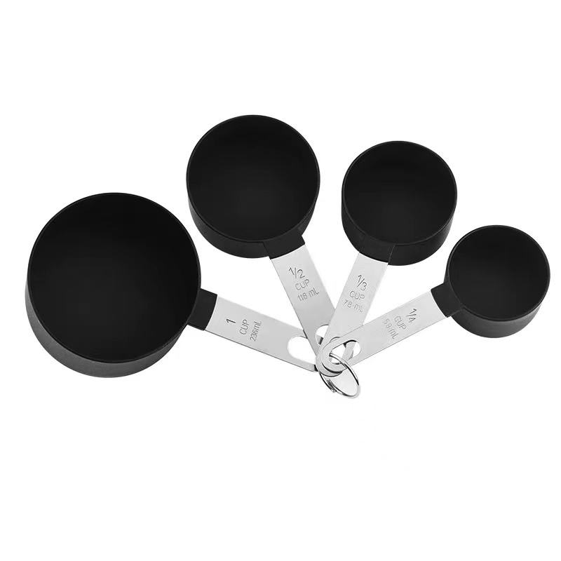 SS Handle Plastic Measuring Cup 4PP