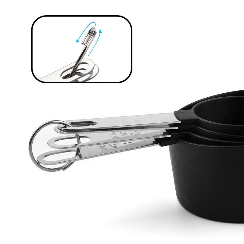 SS Handle Plastic Measuring Cup 4PP — view 5