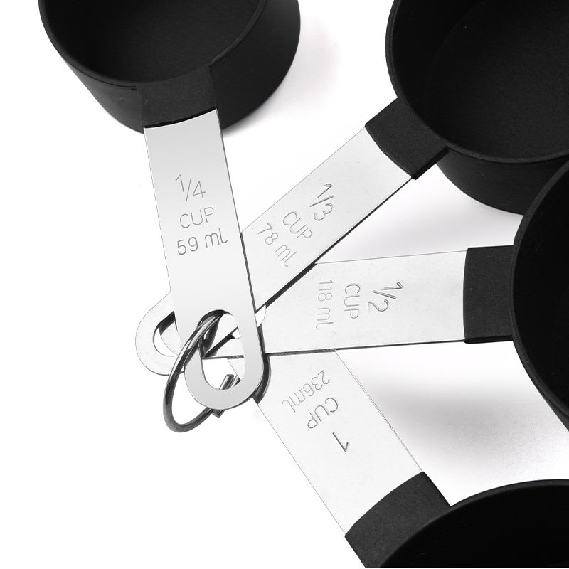 SS Handle Plastic Measuring Cup 4PP — view 6