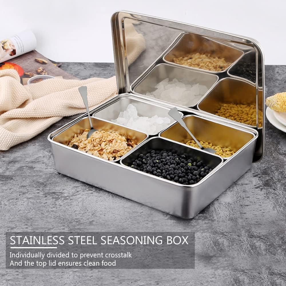 SS Condiment/Spice/Masala Box - 1 Container — view 4