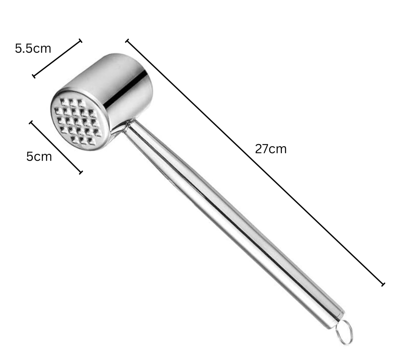 Full SS Ice/Meat Hammer Heavy — view 2