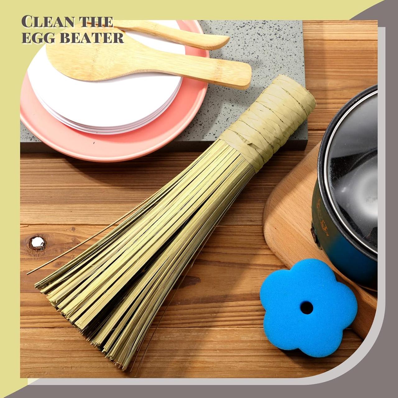 Regular Wooden Chinese Broom with Wooden Handle — view 4