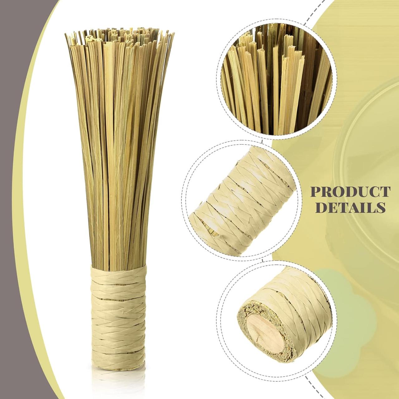 Regular Wooden Chinese Broom with Wooden Handle — view 6