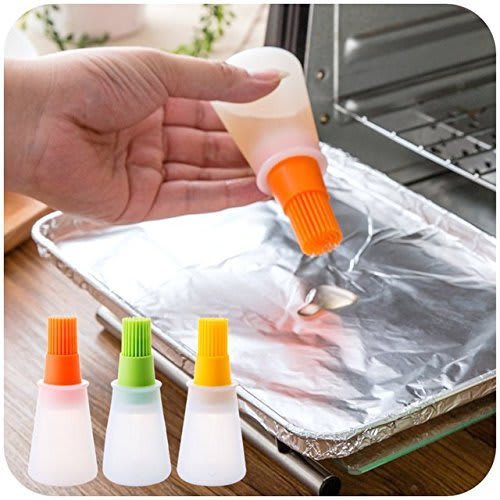 Silicone Oil Bottle + Brush - Mix Colour — view 2