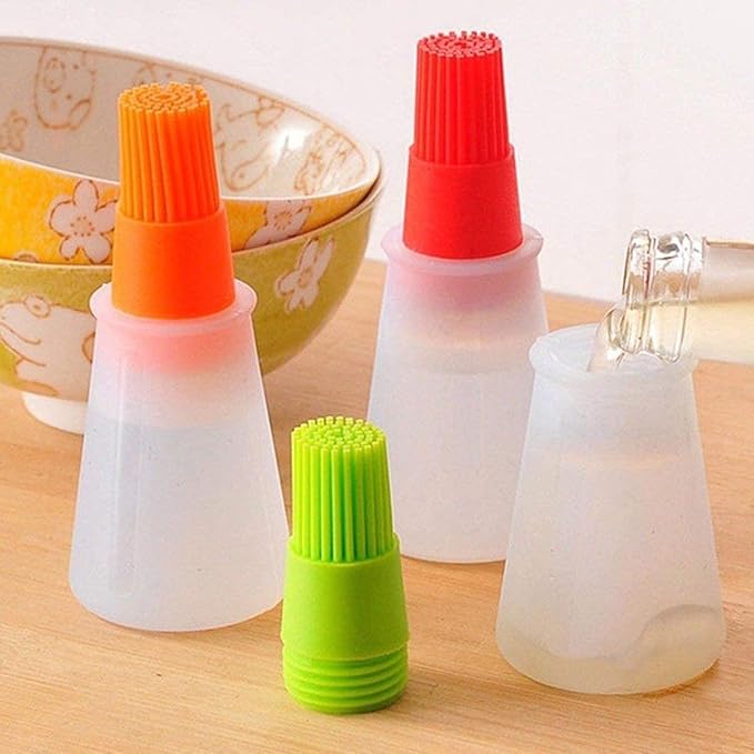 Silicone Oil Bottle + Brush - Mix Colour — view 5