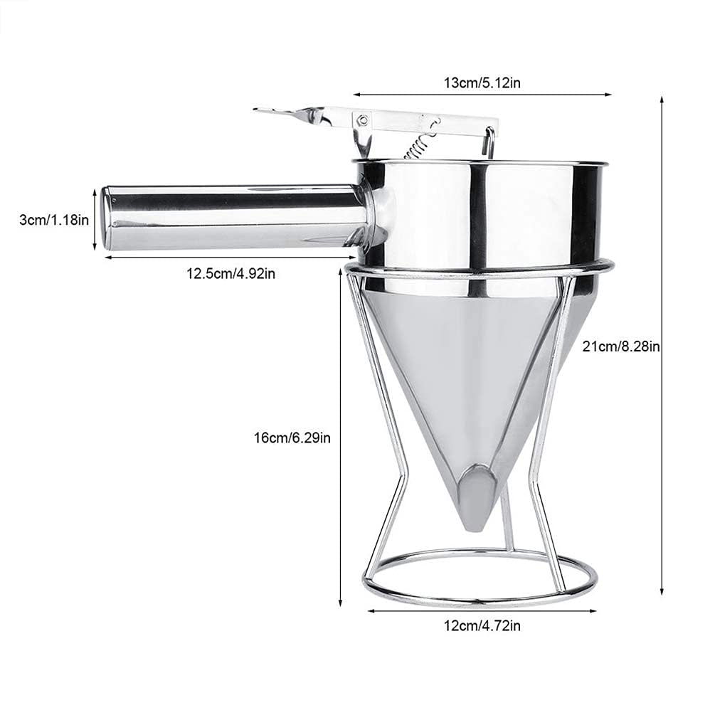 SS Conical Funnel Strainer with Stand — view 2