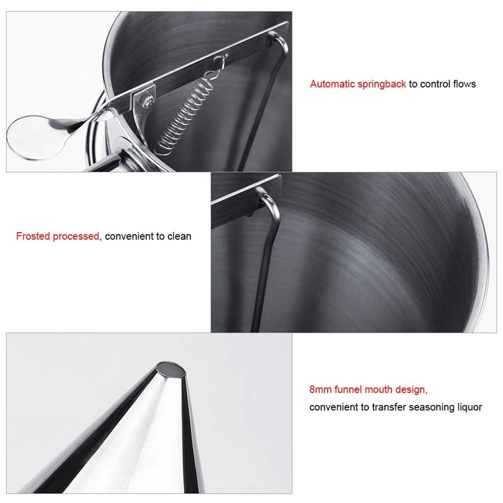SS Conical Funnel Strainer with Stand — view 5