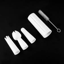 Spares for Cream Whipper - 5pc Accessories Set (3 Nozzles + 1 Cap + 1 Brush) — view 2