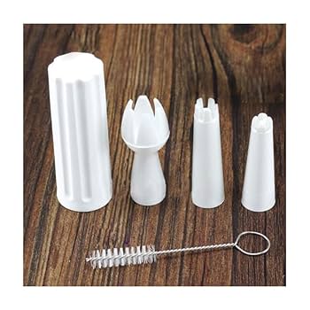 Spares for Cream Whipper - 5pc Accessories Set (3 Nozzles + 1 Cap + 1 Brush) — view 4