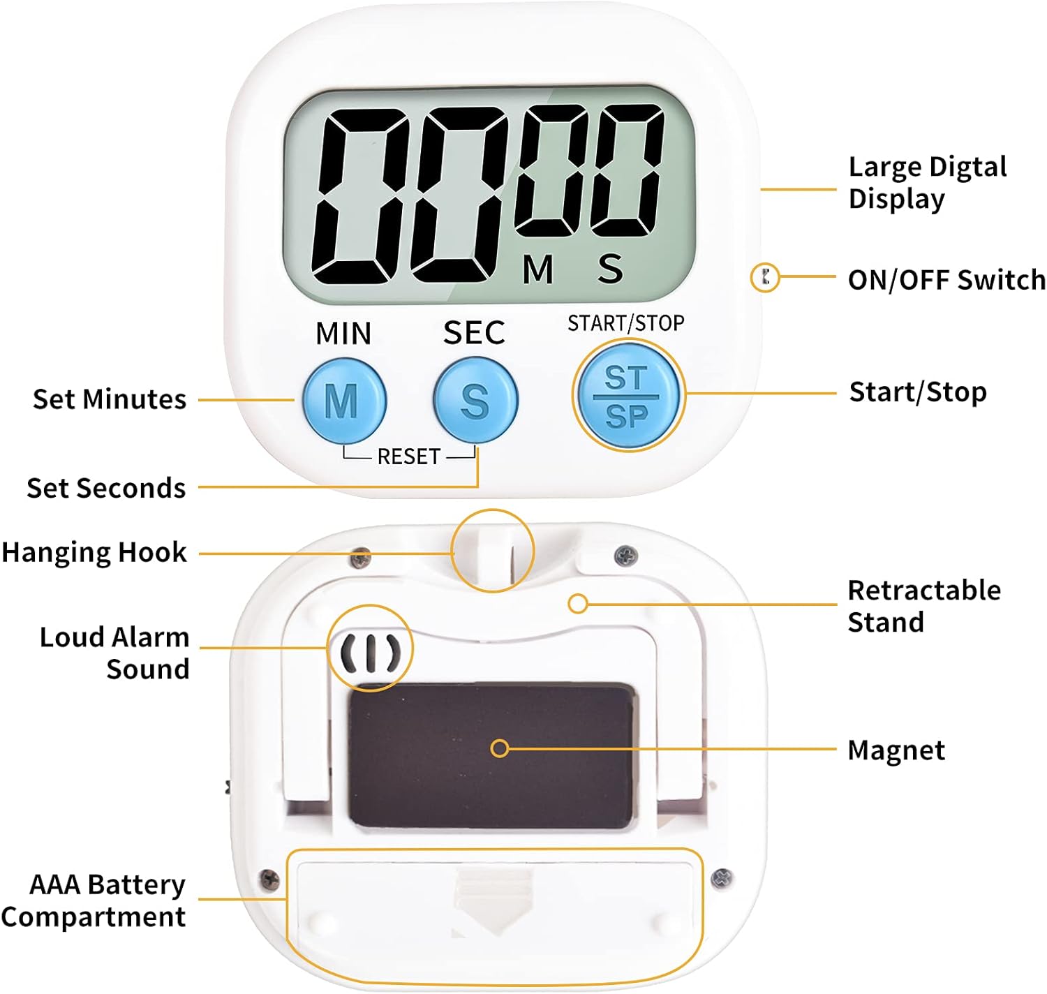 Digital Kitchen Timer — view 6