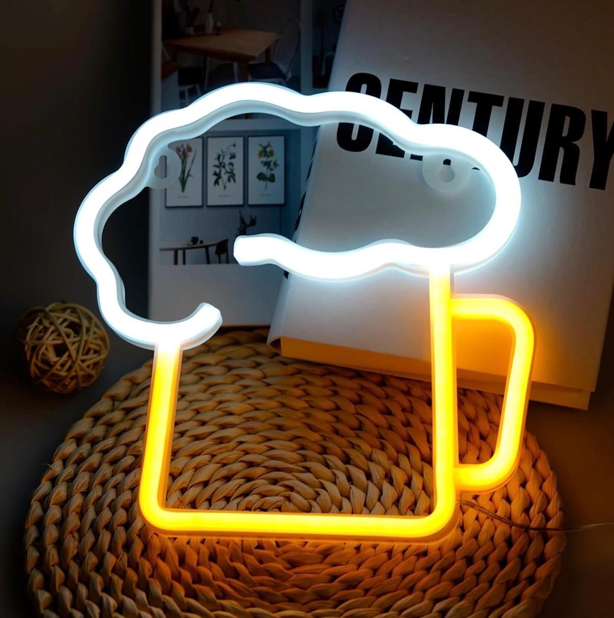 Neon LED Multicolor Sign Board - "Beer Sign" — view 7
